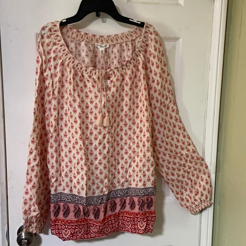 Beach lunch lounge collection women’s BoHo tunic size large new with tags